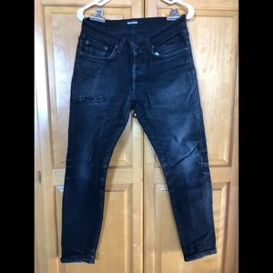 Men’s Baldwin Jeans Distressed Black